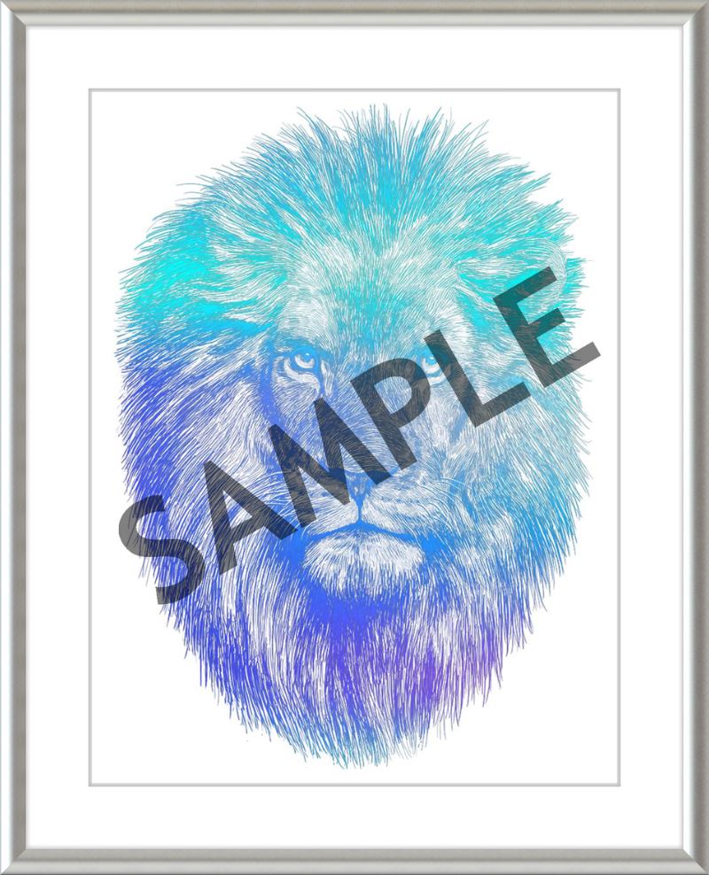 Custom Frames for 8.5x11 or 11x8.5 Inch Foiled Prints (US Only) Custom JoyousJoyfulJoyness 8 1/2" x 11" Hanover, in Satin Silver 1" Smooth White (White Core)