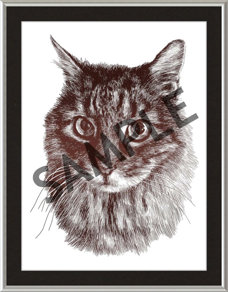 Custom Frames for 12x16 or 16x12 Inch Foiled Prints (US Only) Custom JoyousJoyfulJoyness 12" x 16" Hanover, in Satin Silver 1" Smooth Black (White Core)