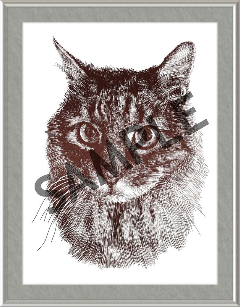 Custom Frames for 12x16 or 16x12 Inch Foiled Prints (US Only) Custom JoyousJoyfulJoyness 12" x 16" Hanover, in Satin Silver 1" Gray (White Core)