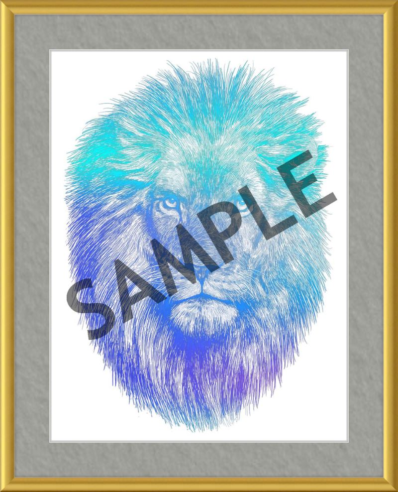 Custom Frames for 8.5x11 or 11x8.5 Inch Foiled Prints (US Only) Custom JoyousJoyfulJoyness 8 1/2" x 11" Hanover, in Satin Gold 1" Gray (White Core)