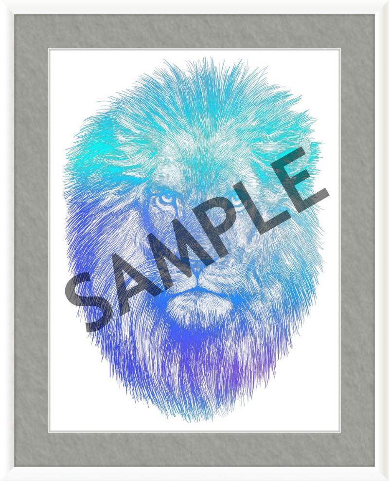 Custom Frames for 8.5x11 or 11x8.5 Inch Foiled Prints (US Only) Custom JoyousJoyfulJoyness 8 1/2" x 11" Hanover, in White 1" Gray (White Core)