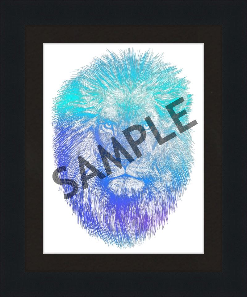 Custom Frames for 8.5x11 or 11x8.5 Inch Foiled Prints (US Only) Custom JoyousJoyfulJoyness 8 1/2" x 11" Derby, in Black 1" Smooth Black (White Core)