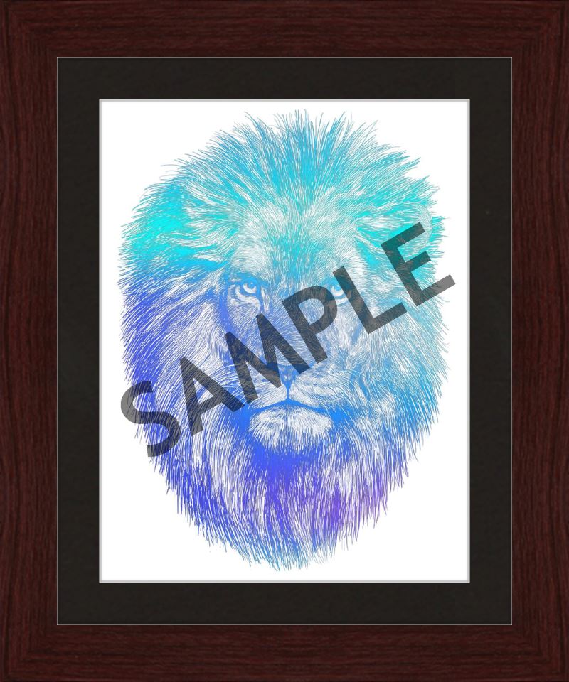 Custom Frames for 8.5x11 or 11x8.5 Inch Foiled Prints (US Only) Custom JoyousJoyfulJoyness 8 1/2" x 11" Derby, in Merlot 1" Smooth Black (White Core)