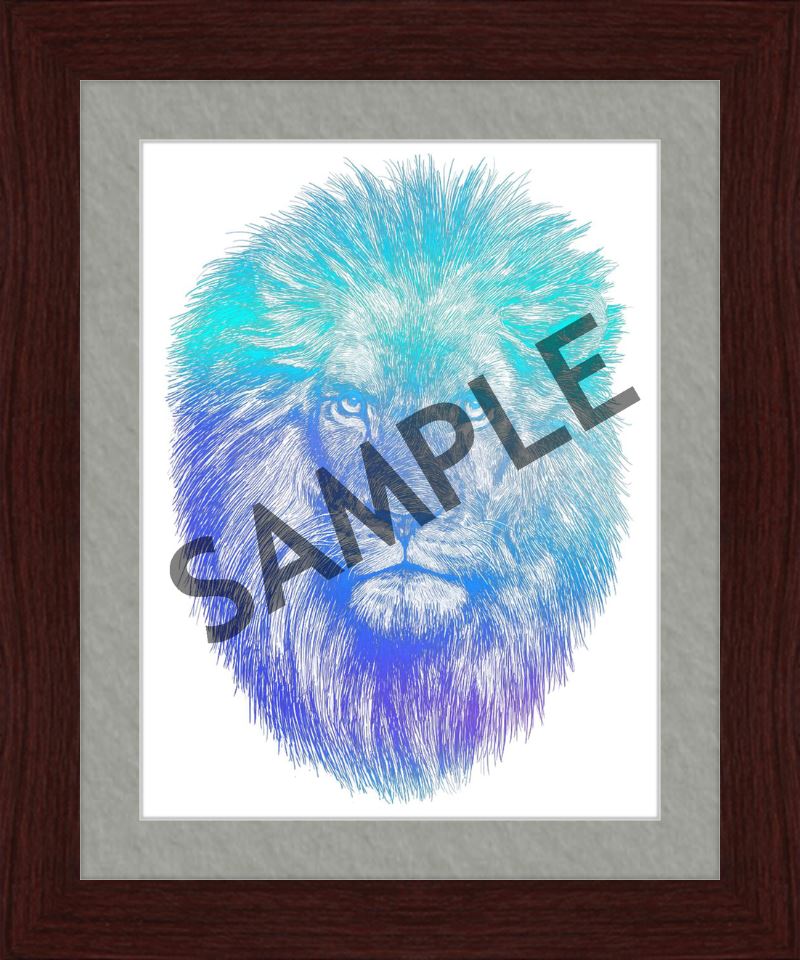 Custom Frames for 8.5x11 or 11x8.5 Inch Foiled Prints (US Only) Custom JoyousJoyfulJoyness 8 1/2" x 11" Derby, in Merlot 1" Gray (White Core)