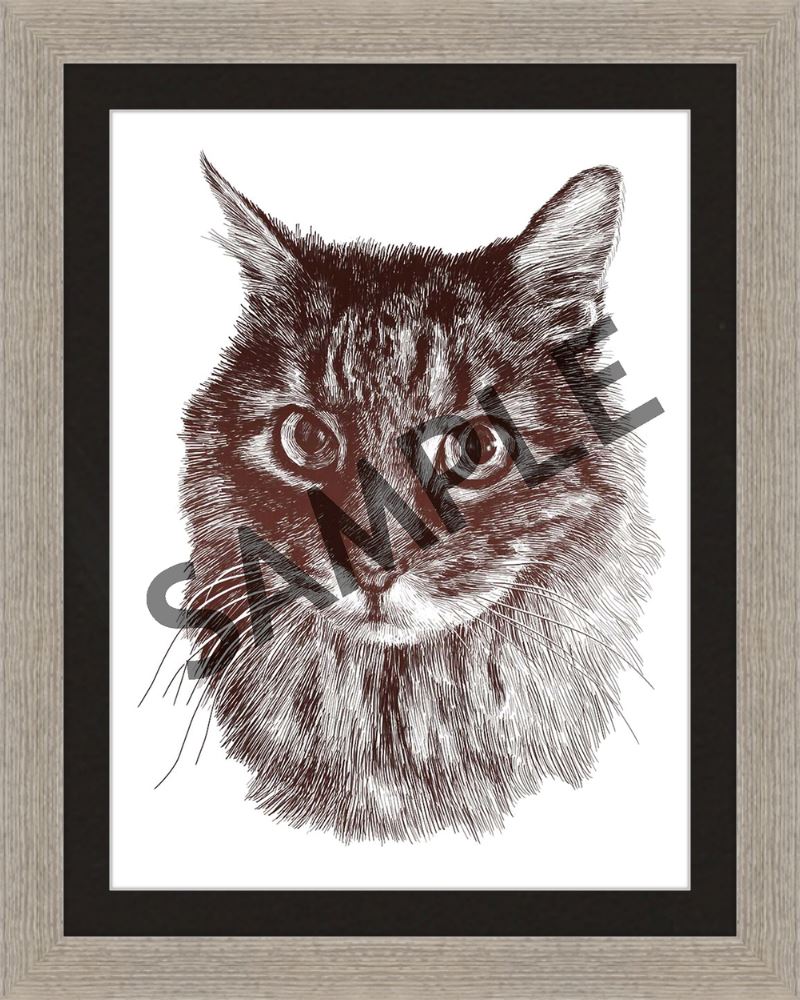 Custom Frames for 12x16 or 16x12 Inch Foiled Prints (US Only) Custom JoyousJoyfulJoyness 12" x 16" Derby, in Rustic Gray 1" Smooth Black (White Core)