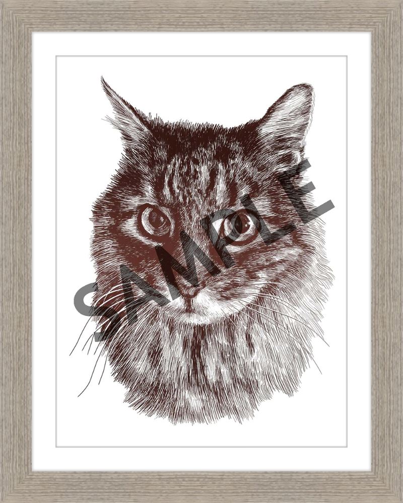 Custom Frames for 12x16 or 16x12 Inch Foiled Prints (US Only) Custom JoyousJoyfulJoyness 12" x 16" Derby, in Rustic Gray 1" Smooth White (White Core)