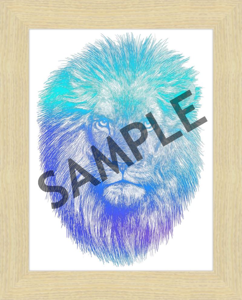 Custom Frames for 8.5x11 or 11x8.5 Inch Foiled Prints (US Only) Custom JoyousJoyfulJoyness 8 1/2" x 11" Derby, in Wheat No Matting