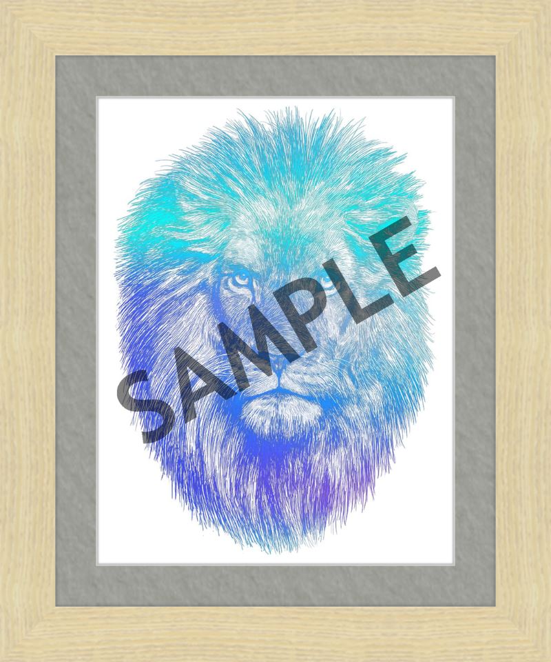 Custom Frames for 8.5x11 or 11x8.5 Inch Foiled Prints (US Only) Custom JoyousJoyfulJoyness 8 1/2" x 11" Derby, in Wheat 1" Gray (White Core)