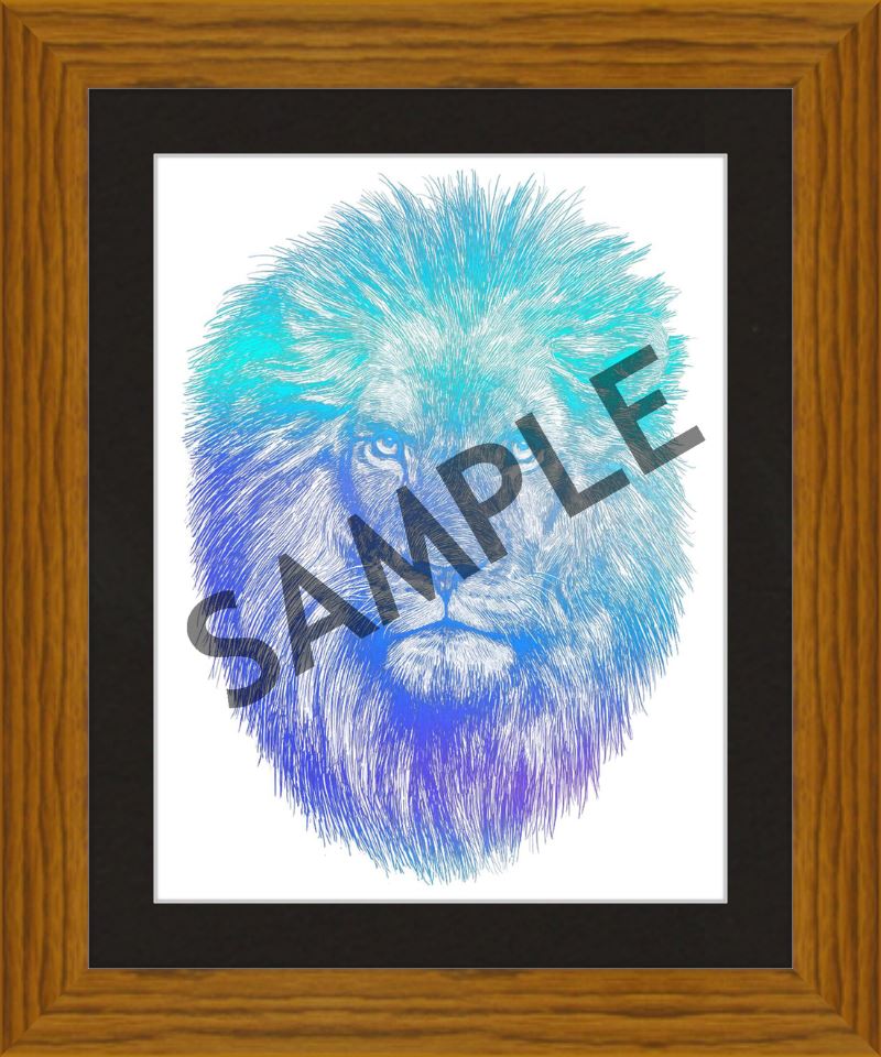 Custom Frames for 8.5x11 or 11x8.5 Inch Foiled Prints (US Only) Custom JoyousJoyfulJoyness 8 1/2" x 11" Derby, in Hazel 1" Smooth Black (White Core)
