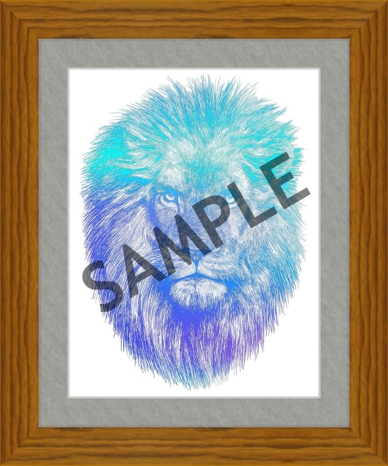 Custom Frames for 8.5x11 or 11x8.5 Inch Foiled Prints (US Only) Custom JoyousJoyfulJoyness 8 1/2" x 11" Derby, in Hazel 1" Gray (White Core)