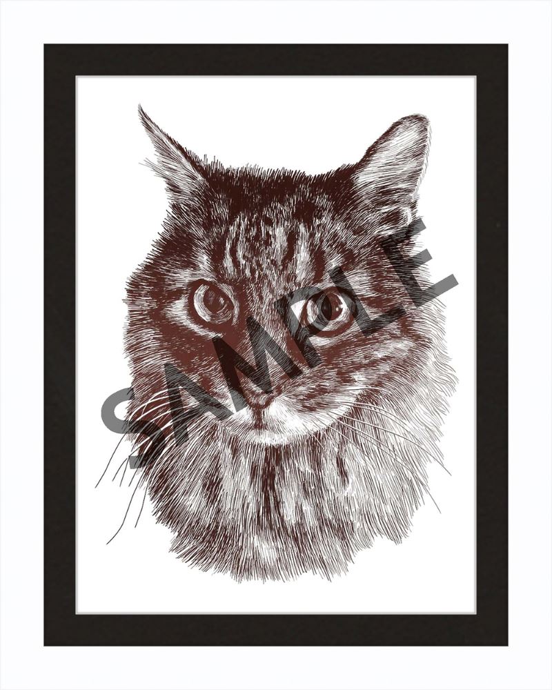 Custom Frames for 12x16 or 16x12 Inch Foiled Prints (US Only) Custom JoyousJoyfulJoyness 12" x 16" Derby, in White 1" Smooth Black (White Core)