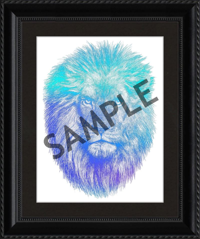 Custom Frames for 8.5x11 or 11x8.5 Inch Foiled Prints (US Only) Custom JoyousJoyfulJoyness 8 1/2" x 11" Granby, in Black 1" Smooth Black (White Core)