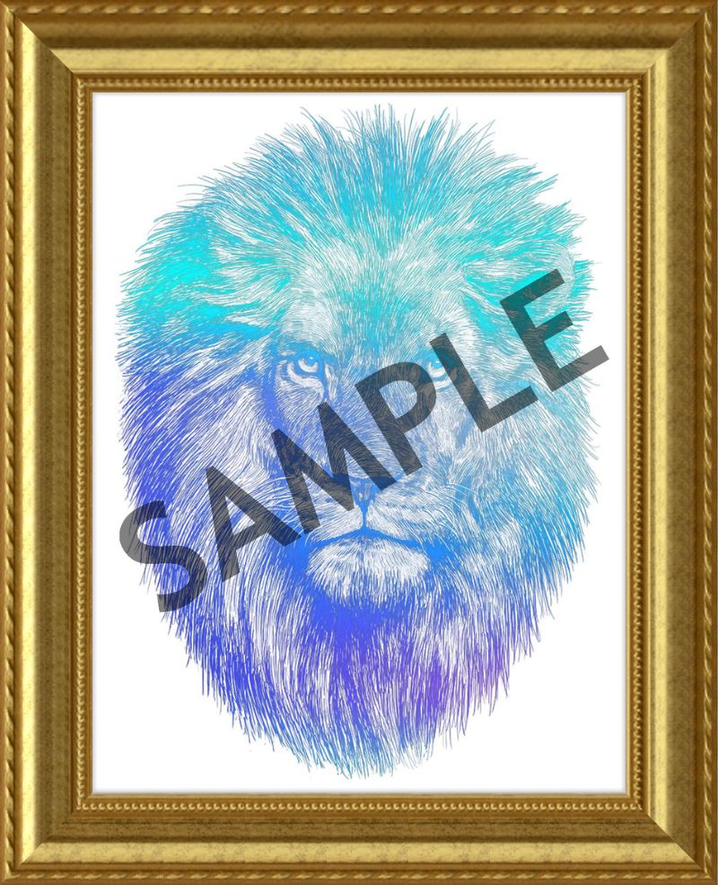 Custom Frames for 8.5x11 or 11x8.5 Inch Foiled Prints (US Only) Custom JoyousJoyfulJoyness 8 1/2" x 11" Granby, in Gold No Matting