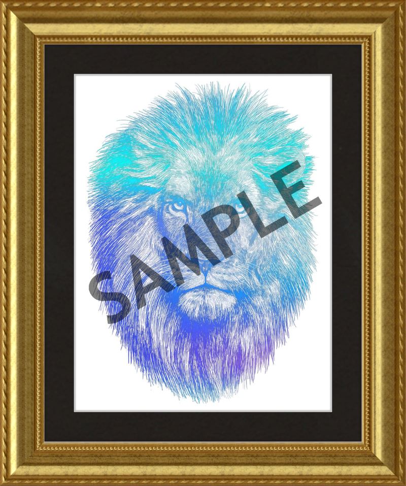 Custom Frames for 8.5x11 or 11x8.5 Inch Foiled Prints (US Only) Custom JoyousJoyfulJoyness 8 1/2" x 11" Granby, in Gold 1" Smooth Black (White Core)