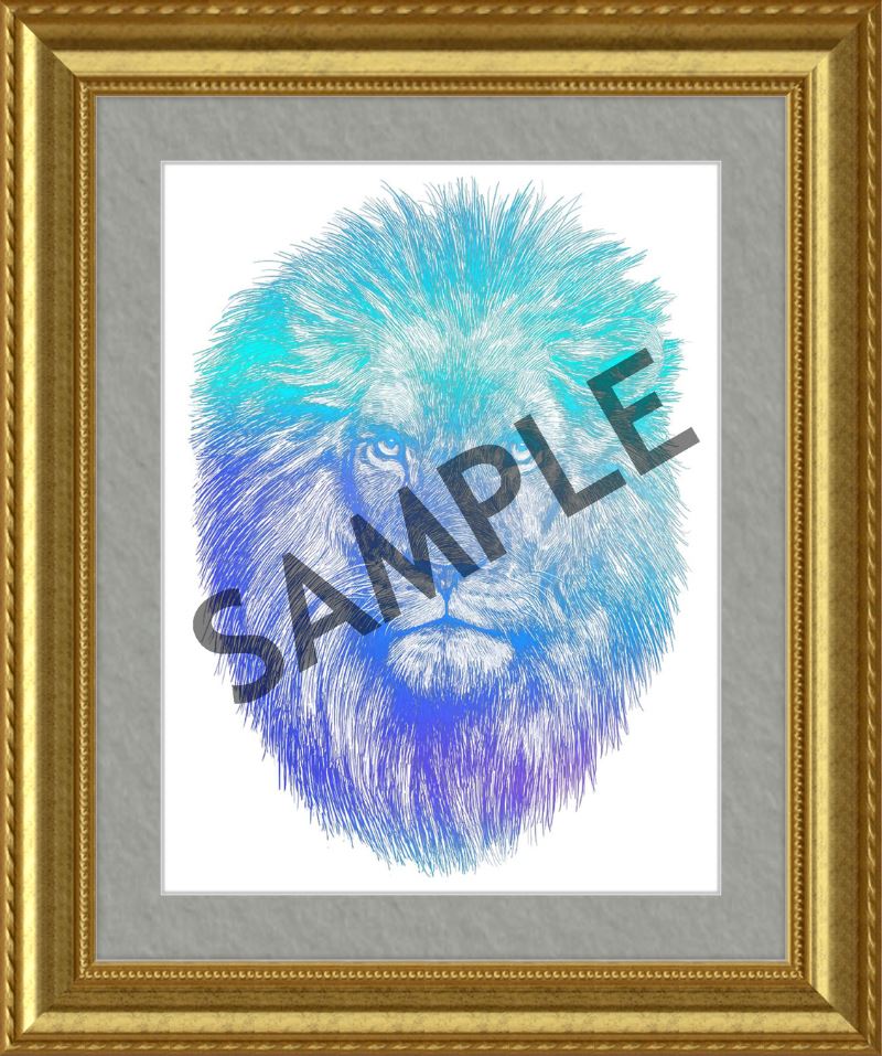 Custom Frames for 8.5x11 or 11x8.5 Inch Foiled Prints (US Only) Custom JoyousJoyfulJoyness 8 1/2" x 11" Granby, in Gold 1" Gray (White Core)