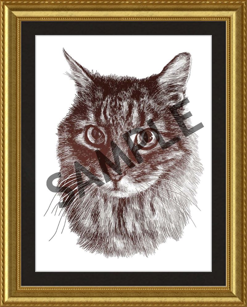 Custom Frames for 12x16 or 16x12 Inch Foiled Prints (US Only) Custom JoyousJoyfulJoyness 12" x 16" Granby, in Gold 1" Smooth Black (White Core)