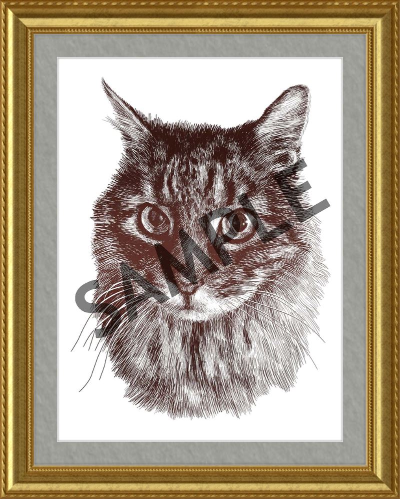 Custom Frames for 12x16 or 16x12 Inch Foiled Prints (US Only) Custom JoyousJoyfulJoyness 12" x 16" Granby, in Gold 1" Gray (White Core)