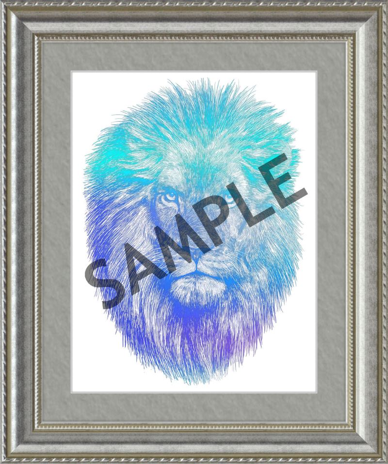 Custom Frames for 8.5x11 or 11x8.5 Inch Foiled Prints (US Only) Custom JoyousJoyfulJoyness 8 1/2" x 11" Granby, in Silver 1" Gray (White Core)