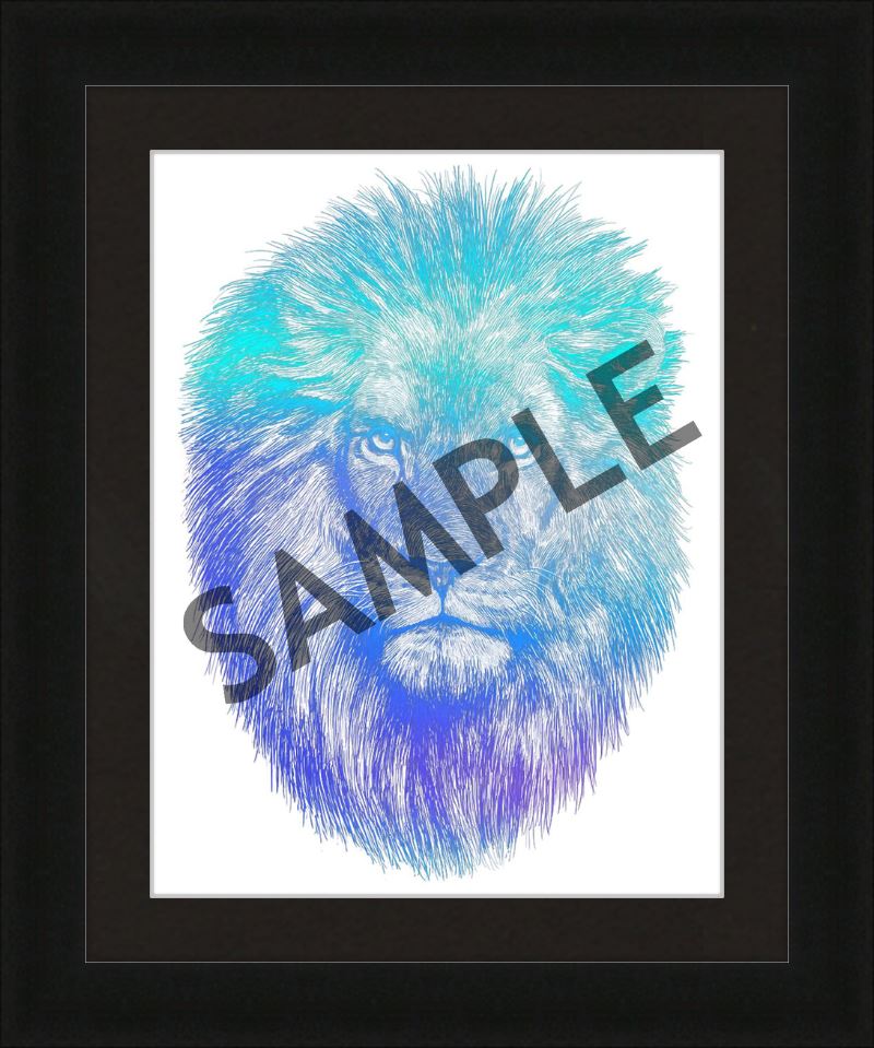 Custom Frames for 8.5x11 or 11x8.5 Inch Foiled Prints (US Only) Custom JoyousJoyfulJoyness 8 1/2" x 11" Dayton, in Black 1" Smooth Black (White Core)