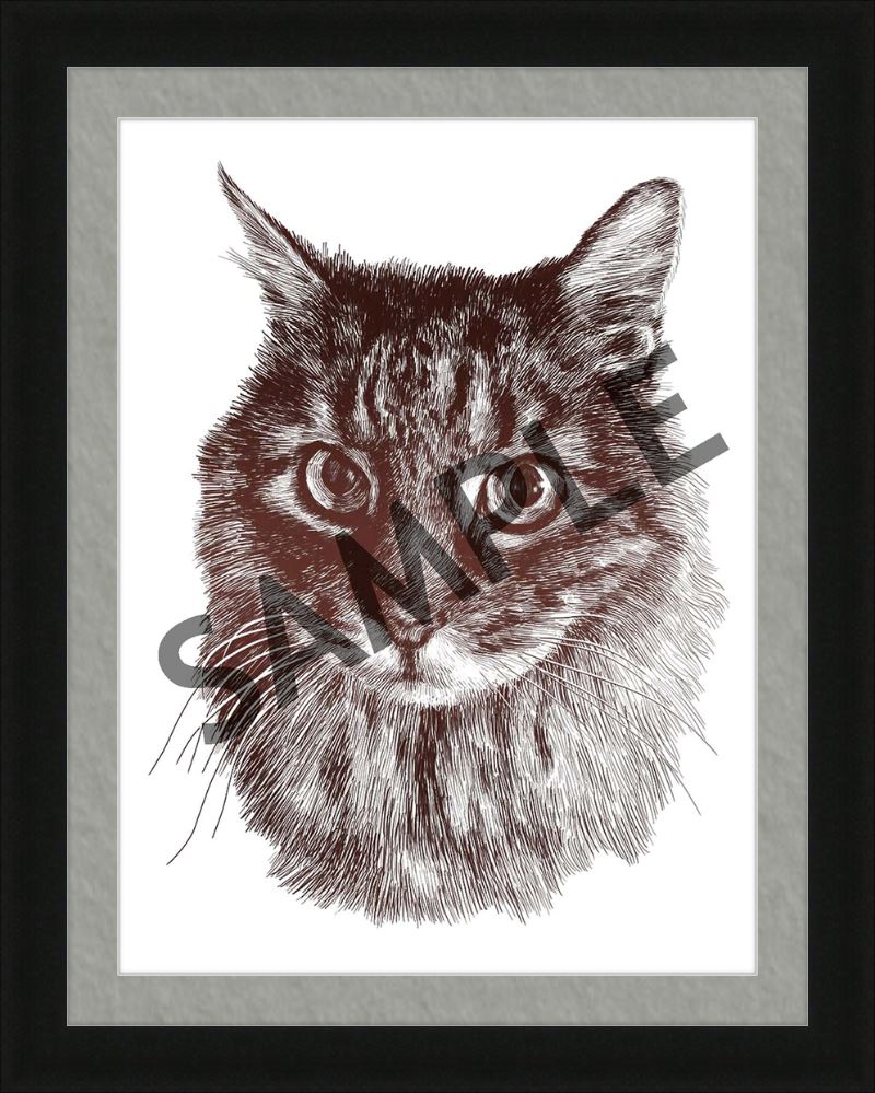 Custom Frames for 12x16 or 16x12 Inch Foiled Prints (US Only) Custom JoyousJoyfulJoyness 12" x 16" Dayton, in Black 1" Gray (White Core)