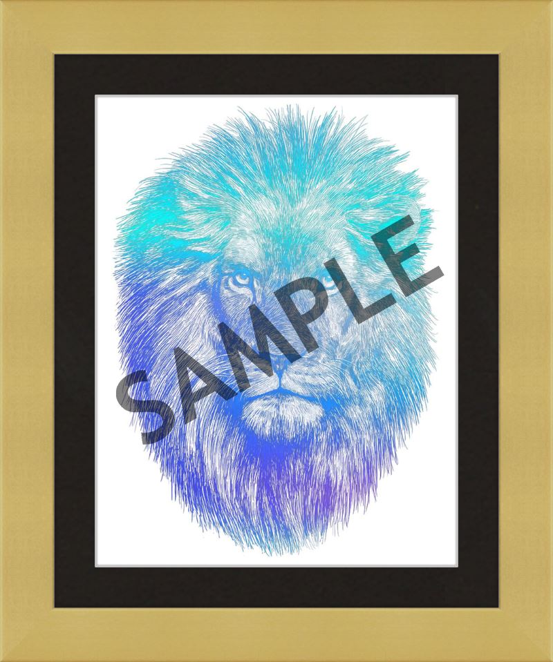 Custom Frames for 8.5x11 or 11x8.5 Inch Foiled Prints (US Only) Custom JoyousJoyfulJoyness 8 1/2" x 11" Dayton, in Gold 1" Smooth Black (White Core)
