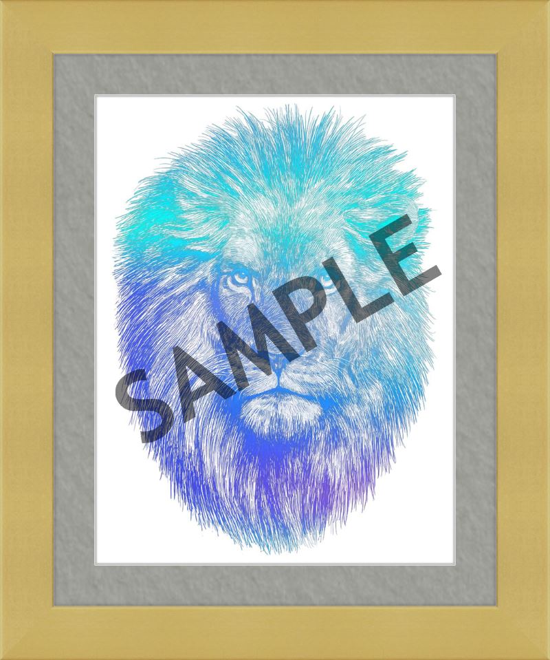Custom Frames for 8.5x11 or 11x8.5 Inch Foiled Prints (US Only) Custom JoyousJoyfulJoyness 8 1/2" x 11" Dayton, in Gold 1" Gray (White Core)
