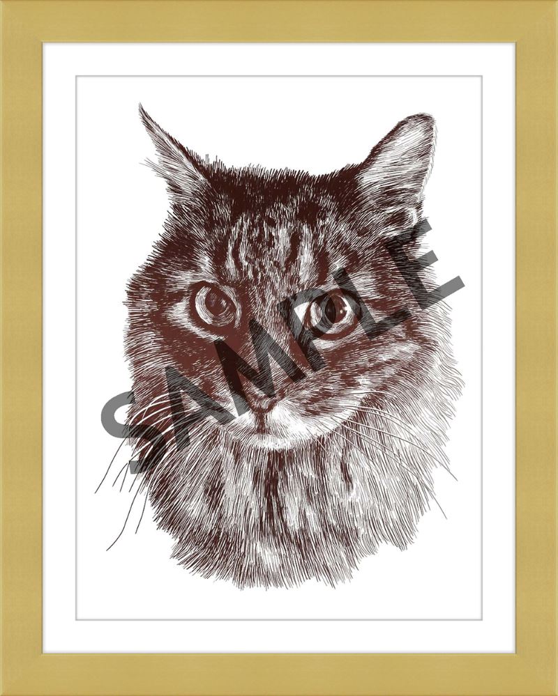 Custom Frames for 12x16 or 16x12 Inch Foiled Prints (US Only) Custom JoyousJoyfulJoyness 12" x 16" Dayton, in Gold 1" Smooth White (White Core)