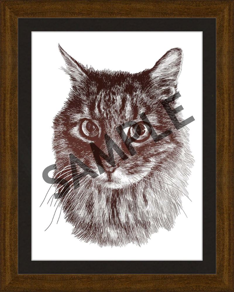 Custom Frames for 12x16 or 16x12 Inch Foiled Prints (US Only) Custom JoyousJoyfulJoyness 12" x 16" Dayton, in Cocoa 1" Smooth Black (White Core)