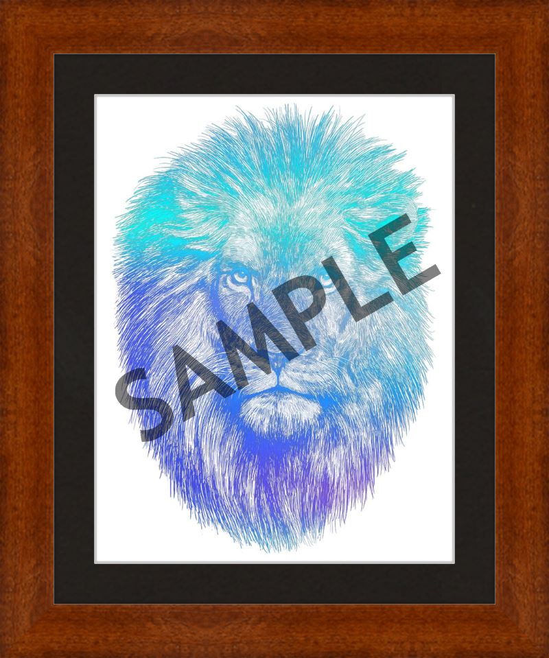 Custom Frames for 8.5x11 or 11x8.5 Inch Foiled Prints (US Only) Custom JoyousJoyfulJoyness 8 1/2" x 11" Dayton, in Umber 1" Smooth Black (White Core)