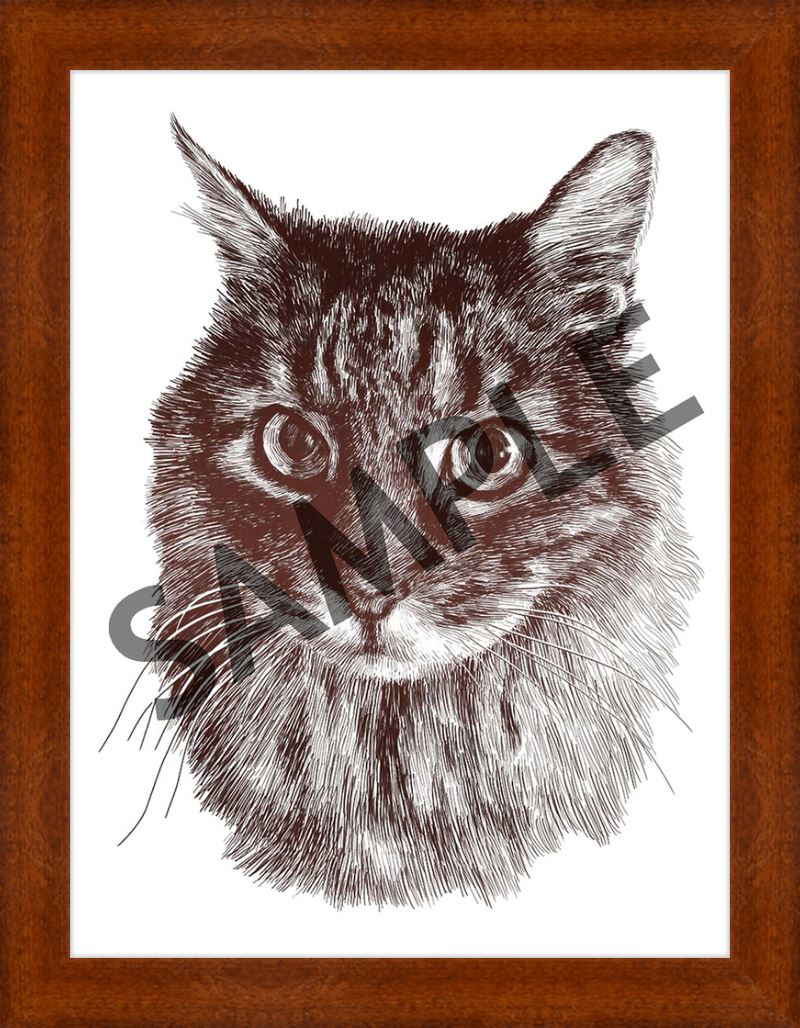 Custom Frames for 12x16 or 16x12 Inch Foiled Prints (US Only) Custom JoyousJoyfulJoyness 12" x 16" Dayton, in Umber No Matting