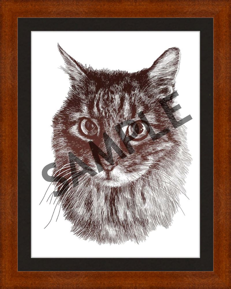 Custom Frames for 12x16 or 16x12 Inch Foiled Prints (US Only) Custom JoyousJoyfulJoyness 12" x 16" Dayton, in Umber 1" Smooth Black (White Core)