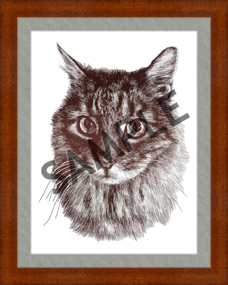 Custom Frames for 12x16 or 16x12 Inch Foiled Prints (US Only) Custom JoyousJoyfulJoyness 12" x 16" Dayton, in Umber 1" Gray (White Core)