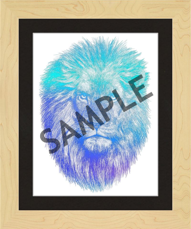Custom Frames for 8.5x11 or 11x8.5 Inch Foiled Prints (US Only) Custom JoyousJoyfulJoyness 8 1/2" x 11" Dayton, in Sand 1" Smooth Black (White Core)