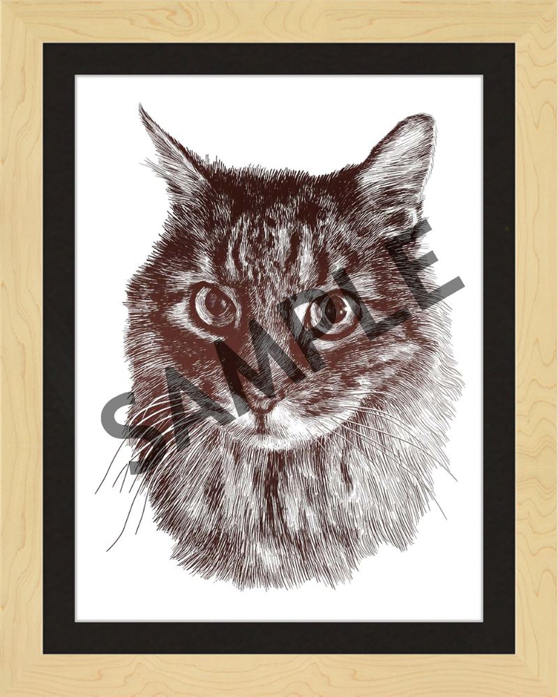 Custom Frames for 12x16 or 16x12 Inch Foiled Prints (US Only) Custom JoyousJoyfulJoyness 12" x 16" Dayton, in Sand 1" Smooth Black (White Core)