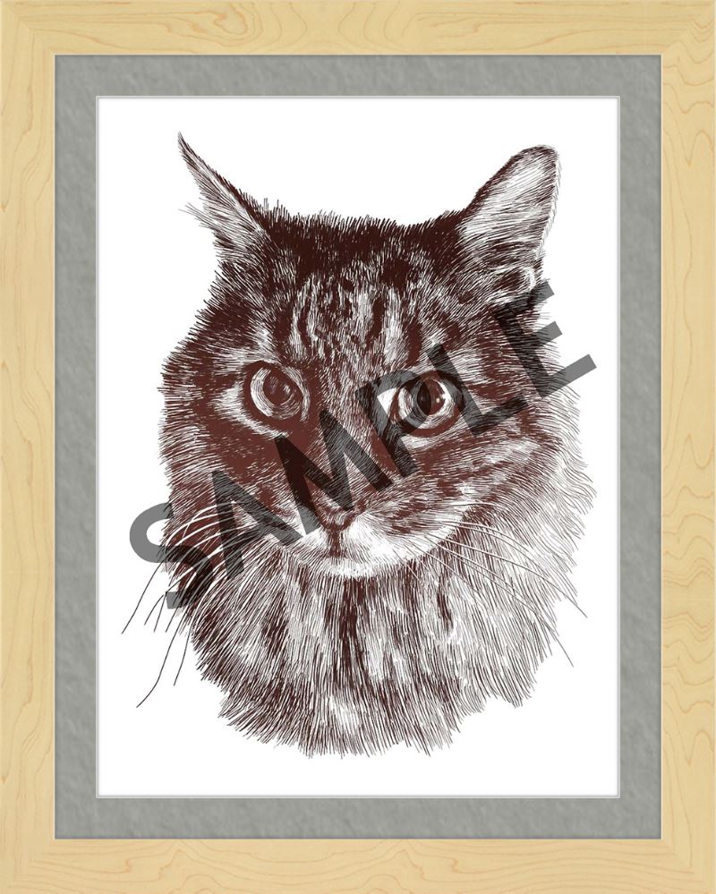 Custom Frames for 12x16 or 16x12 Inch Foiled Prints (US Only) Custom JoyousJoyfulJoyness 12" x 16" Dayton, in Sand 1" Gray (White Core)