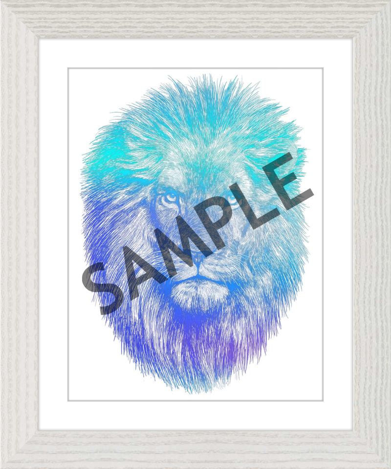 Custom Frames for 8.5x11 or 11x8.5 Inch Foiled Prints (US Only) Custom JoyousJoyfulJoyness 8 1/2" x 11" Dayton, in Whitewash 1" Smooth White (White Core)