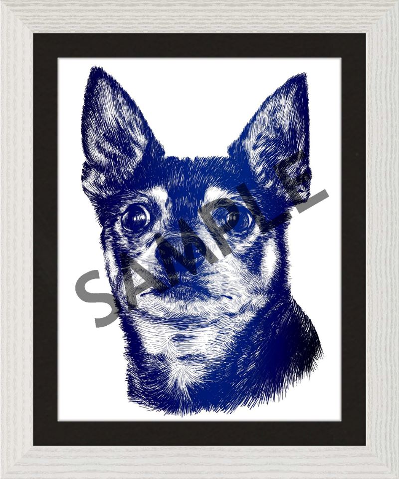 Custom Frames for 11x14 or 14x11 Inch Foiled Prints (US Only) Custom JoyousJoyfulJoyness 11" x 14" Dayton, in Whitewash 1" Smooth Black (White Core)