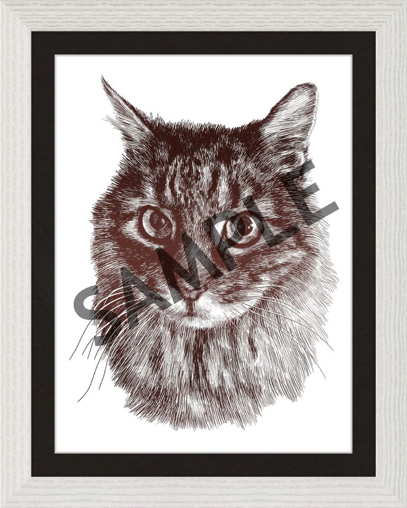 Custom Frames for 12x16 or 16x12 Inch Foiled Prints (US Only) Custom JoyousJoyfulJoyness 12" x 16" Dayton, in Whitewash 1" Smooth Black (White Core)