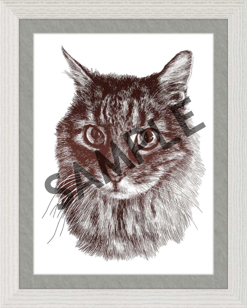 Custom Frames for 12x16 or 16x12 Inch Foiled Prints (US Only) Custom JoyousJoyfulJoyness 12" x 16" Dayton, in Whitewash 1" Gray (White Core)
