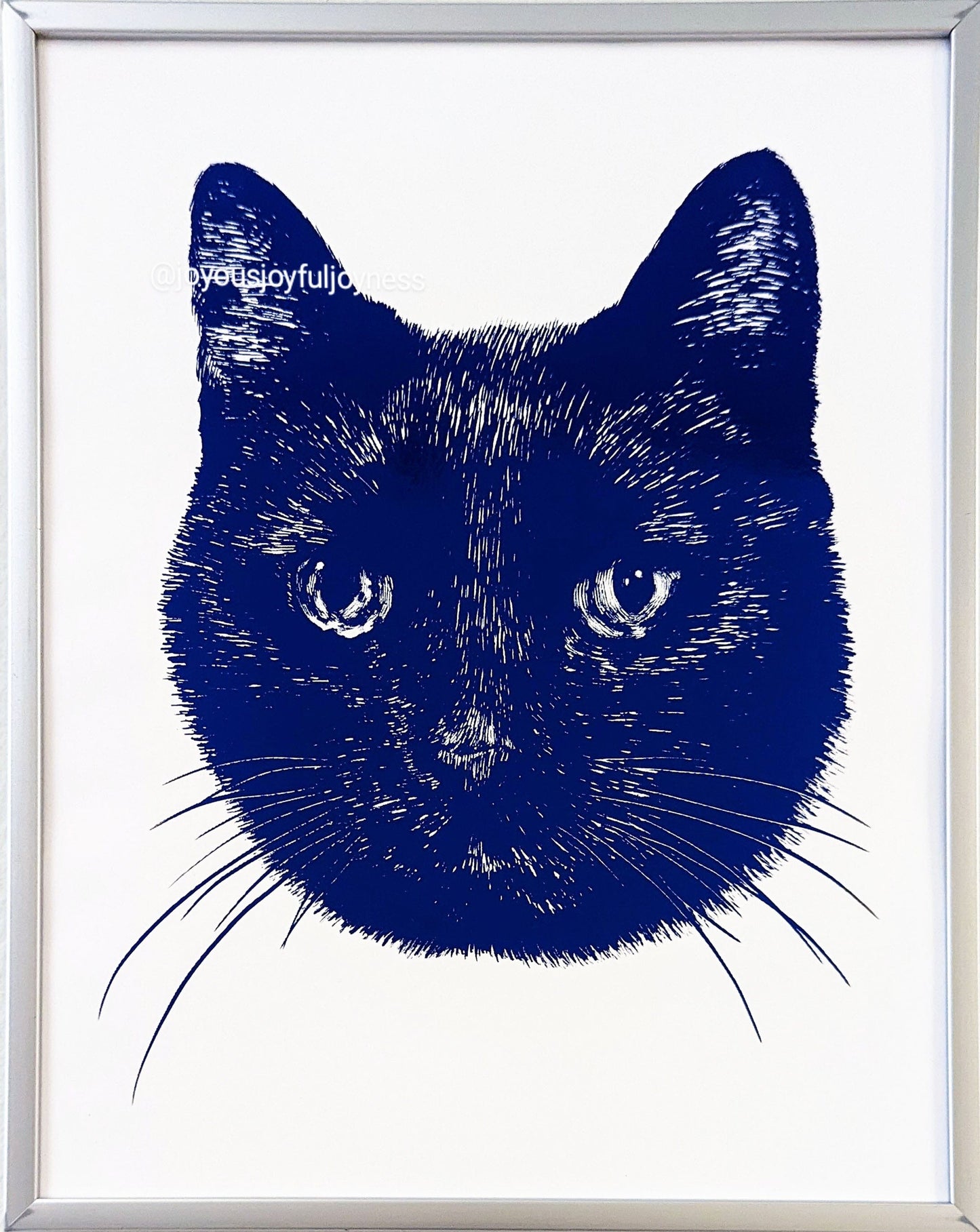 Custom Cat Portraits Posters, Prints, & Visual Artwork JoyousJoyfulJoyness 