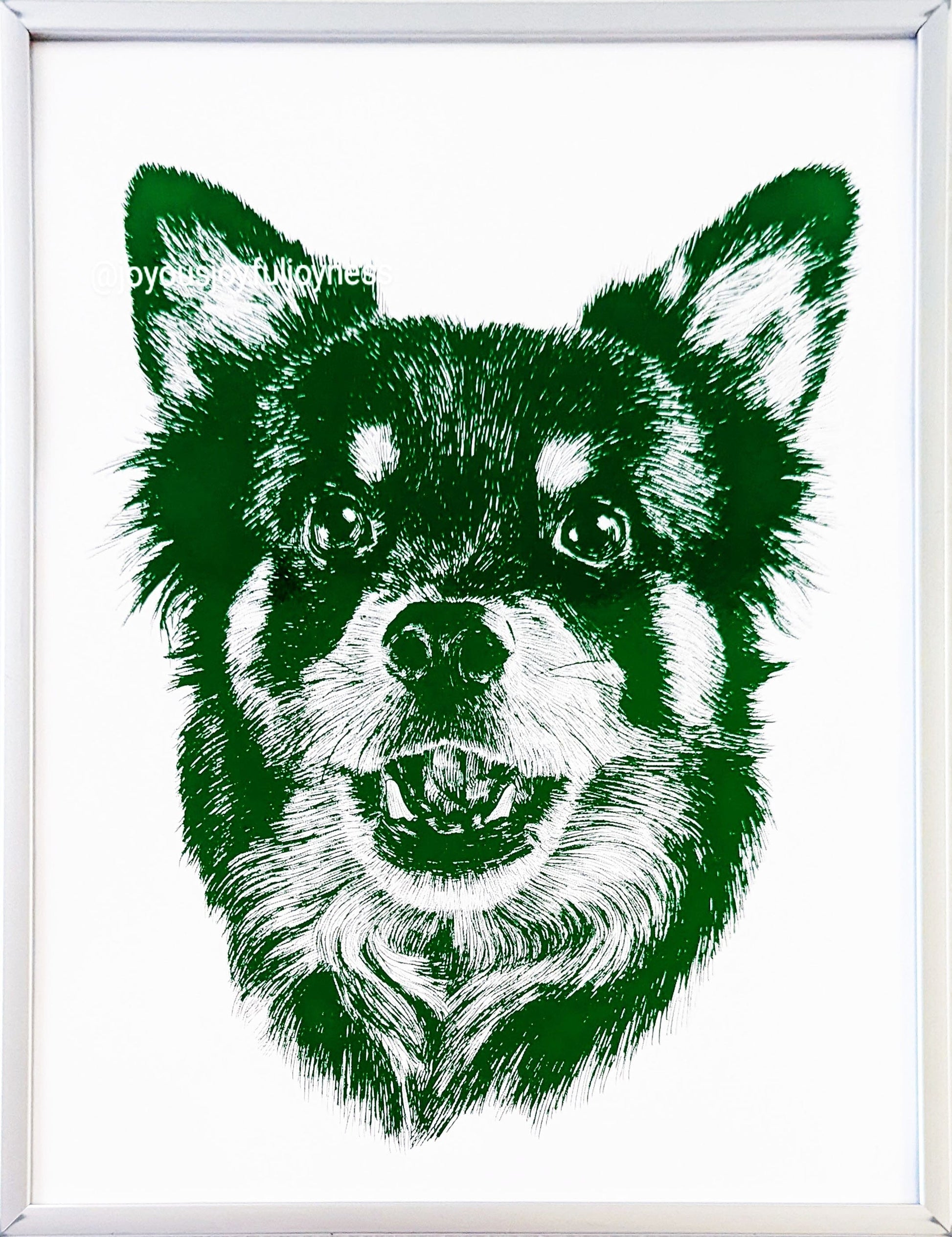 Elegant Custom Dog Portraits Posters, Prints, & Visual Artwork JoyousJoyfulJoyness 