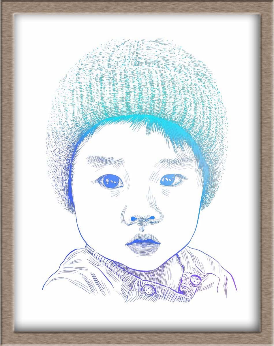 Custom Foiled People Portraits Pre-Order (starting at $320) Posters, Prints, & Visual Artwork JoyousJoyfulJoyness 