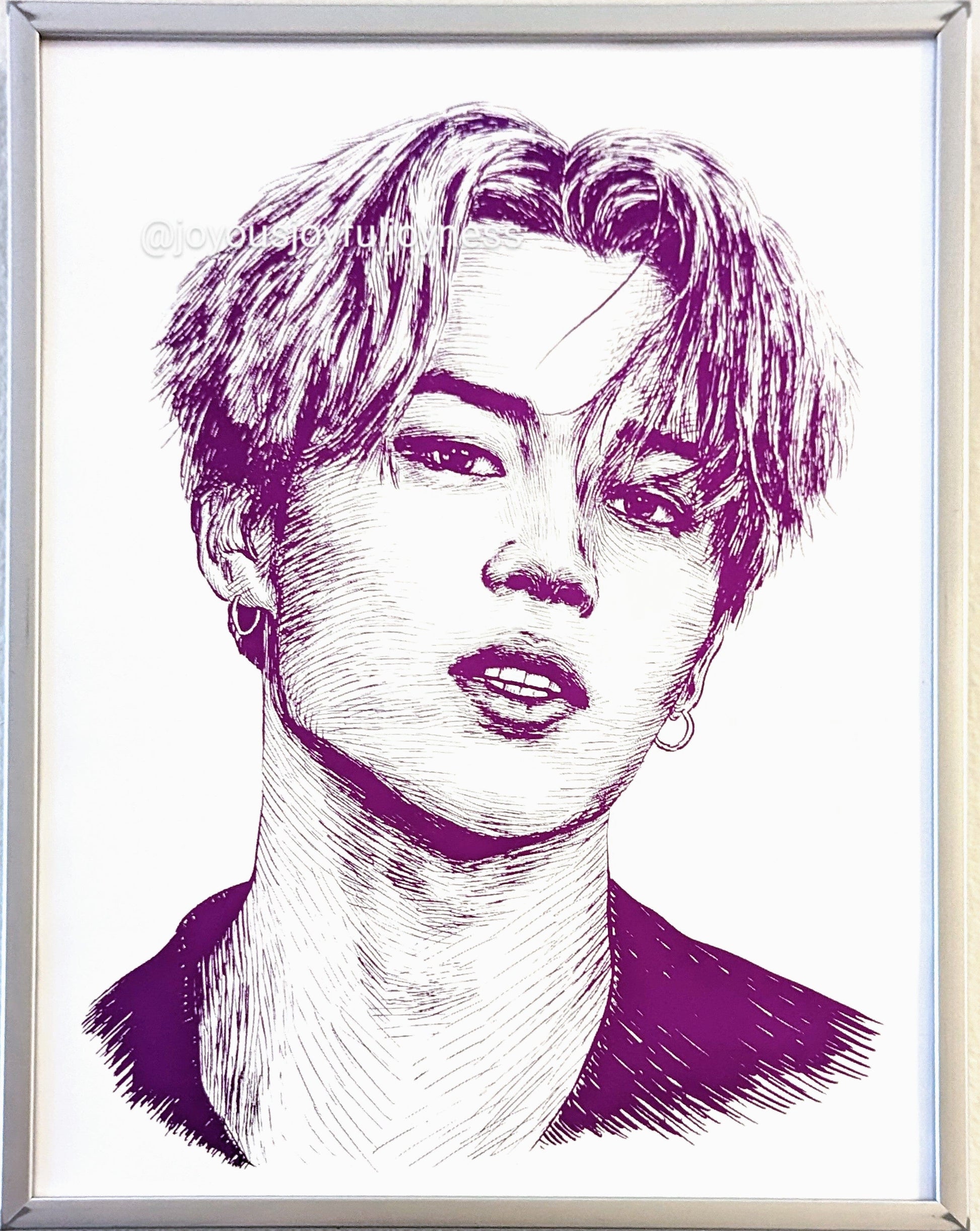 Portfolio: Jimin of BTS (Not for sale) Posters, Prints, & Visual Artwork JoyousJoyfulJoyness 