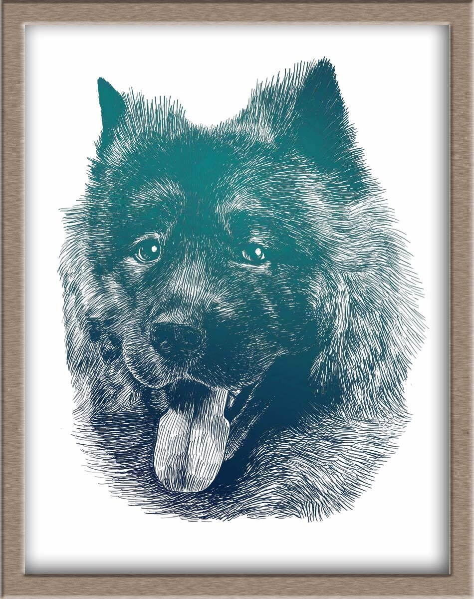 Custom Foiled Pet Portraits Pre-Order (starting at $320) Posters, Prints, & Visual Artwork JoyousJoyfulJoyness 