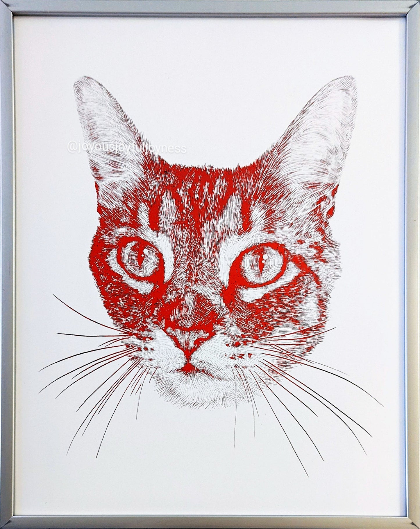 Custom Cat Art Posters, Prints, & Visual Artwork JoyousJoyfulJoyness 