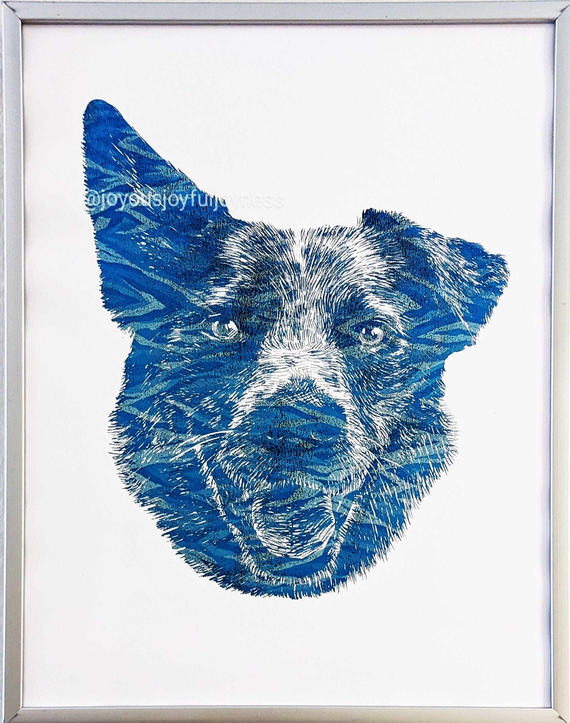 Portfolio: Luna (cattle dog) (Not for sale) Posters, Prints, & Visual Artwork JoyousJoyfulJoyness 