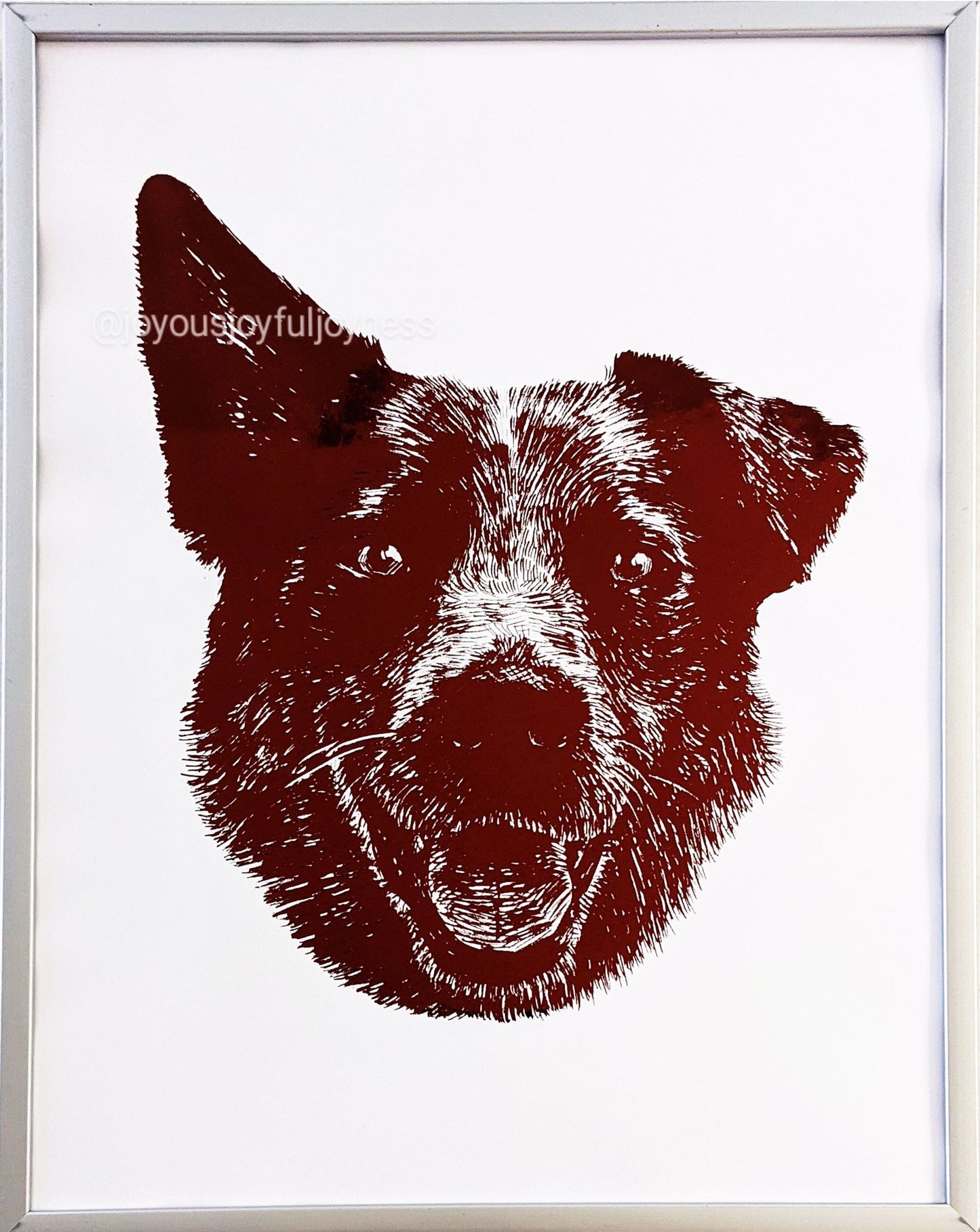 Portfolio: Luna (cattle dog) (Not for sale) Posters, Prints, & Visual Artwork JoyousJoyfulJoyness 