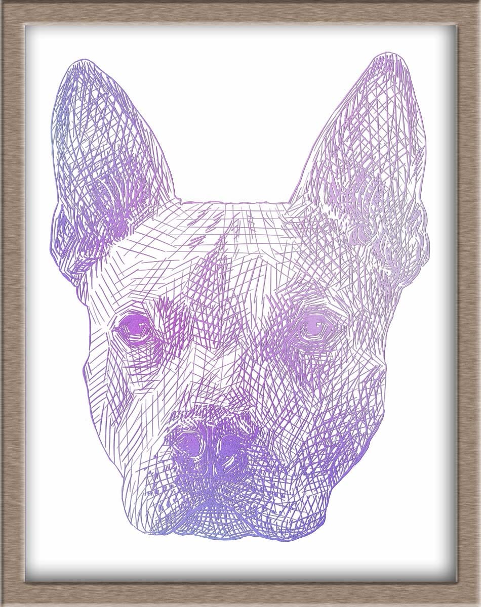 Custom Foiled Pet Portraits Pre-Order (starting at $320) Posters, Prints, & Visual Artwork JoyousJoyfulJoyness 