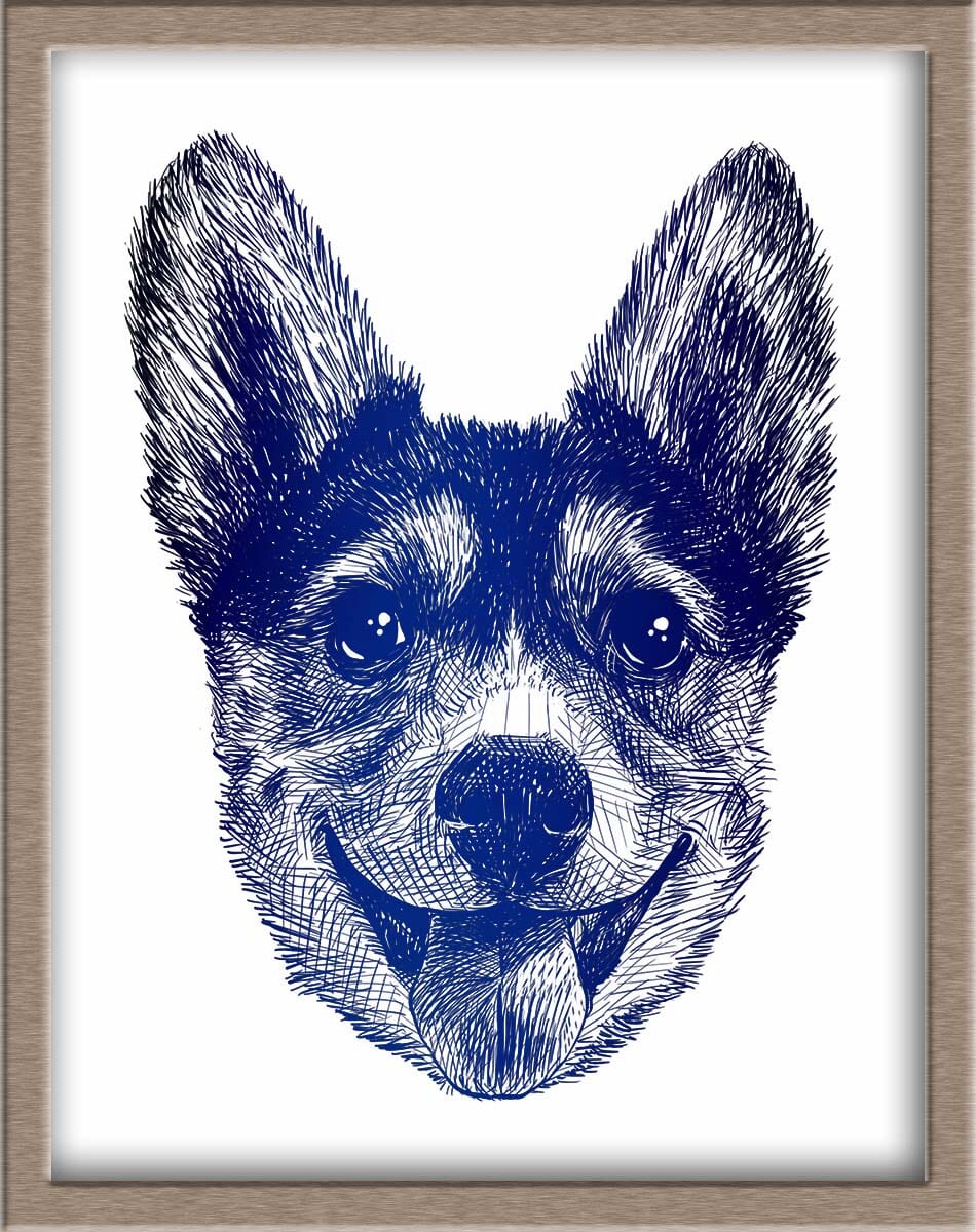 Custom Foiled Pet Portraits Pre-Order (starting at $320) Posters, Prints, & Visual Artwork JoyousJoyfulJoyness 