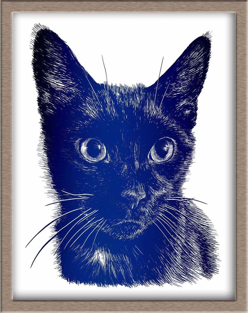 Custom Foiled Pet Portraits Pre-Order (starting at $320) Posters, Prints, & Visual Artwork JoyousJoyfulJoyness 